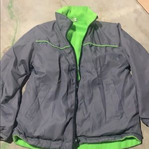 Fleece lined light weight coat